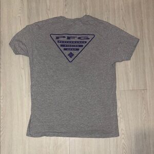 COLUMBIA Men's Heather Gray Tee large